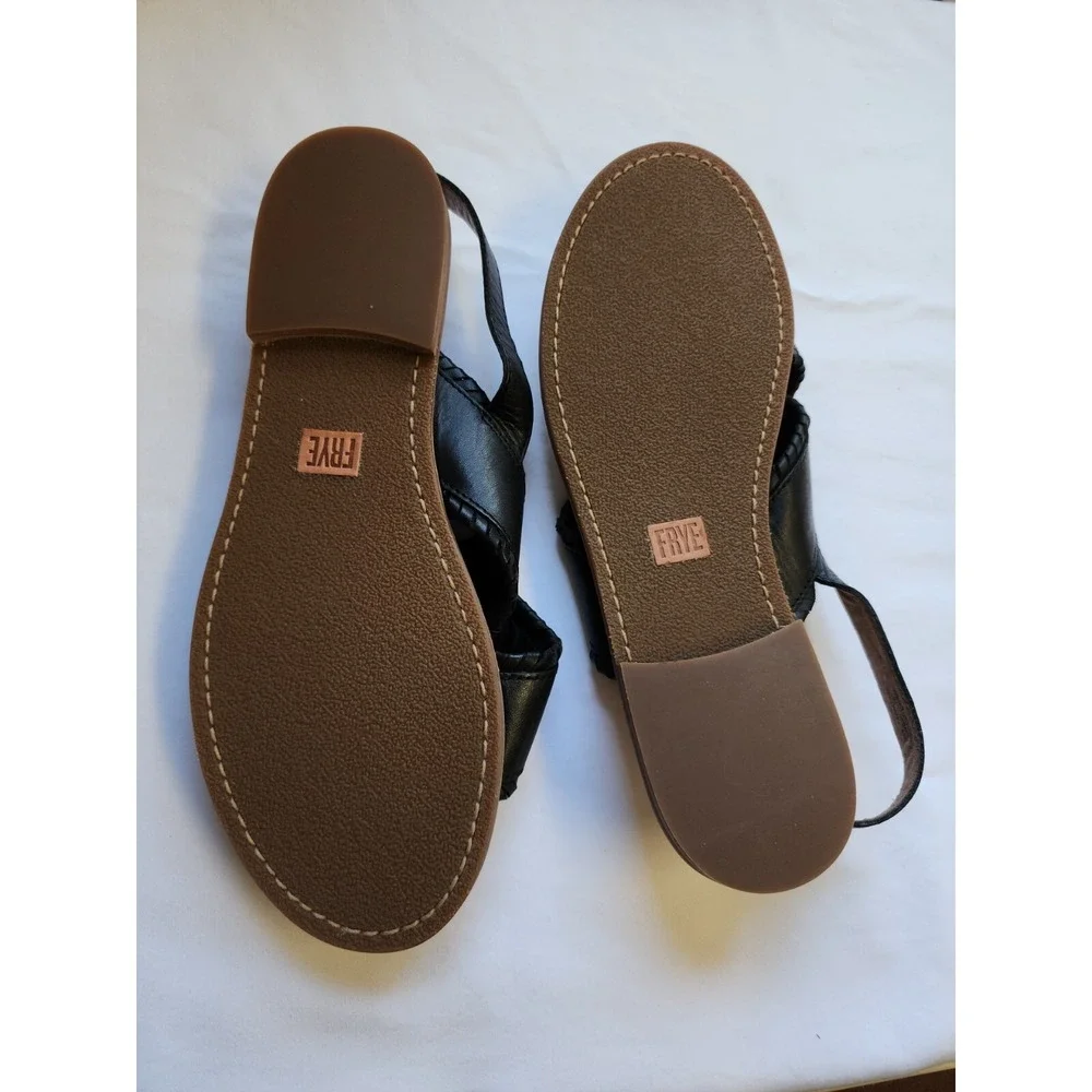 Frye 10 NEW Robin Feather Criss Cross Sandals